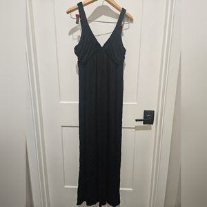 Black full length dress